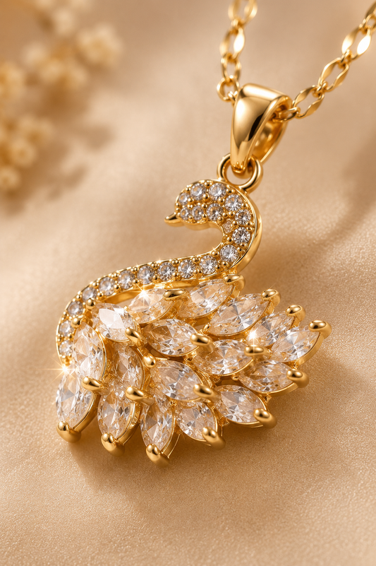 Celestia Swan Necklace
