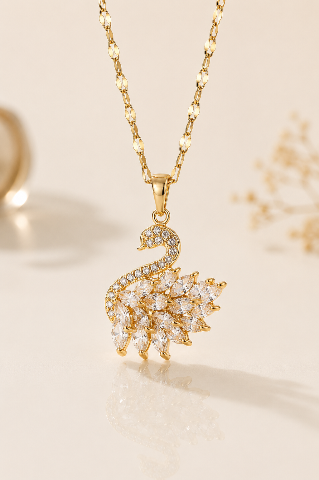 Celestia Swan Necklace